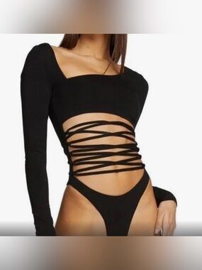 I.AM.GIA Crystal Bodysuit